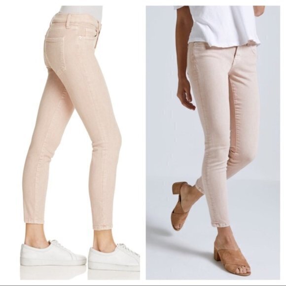 Current/Elliott The Stiletto in‎ Rose Dust Skinny Ankle Jeans Womens Size 27 - Picture 1 of 11